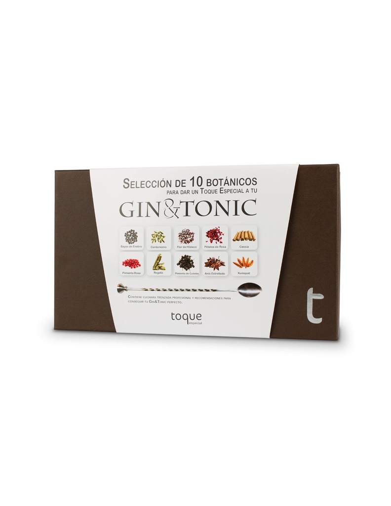 Estuche Selección Gin&amp;Tonic 10 Botánicos Toque