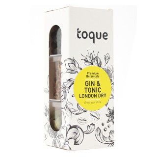 Estuche Gin &amp; Tonic London Dry 3 Botánicos Toque